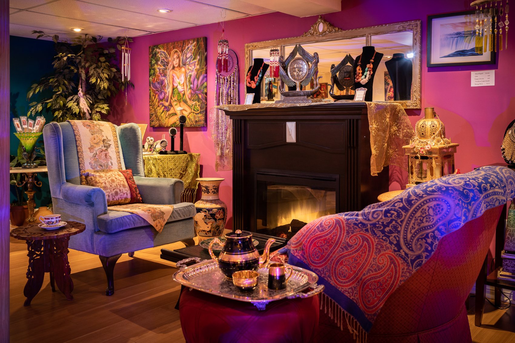 The Mythos Studio lounge in Fort Erie